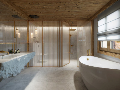 Neue Chalets in Saanen