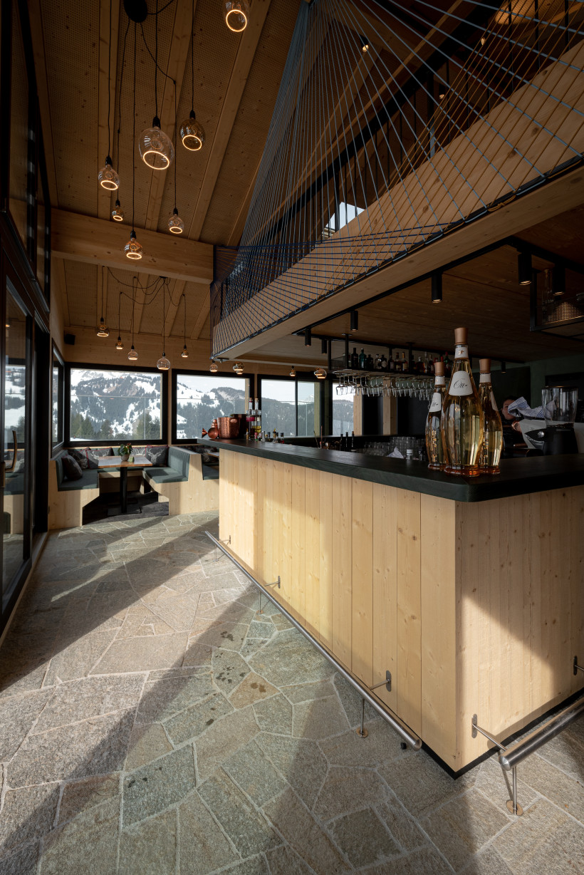 Neubau Bar/Restaurant Eggli-Lounge