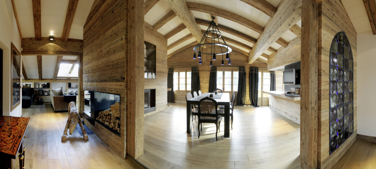 Nouvelle construction d’un chalet avec 2 appartements