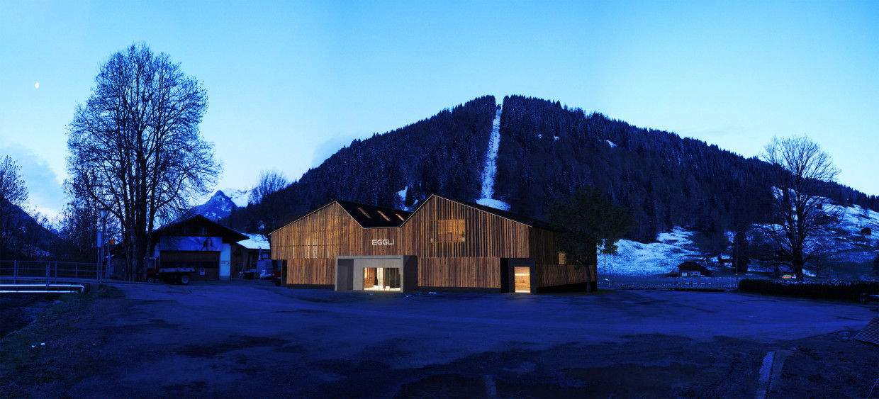 Nouvelle station aval et amont téléférique Eggli, Gstaad