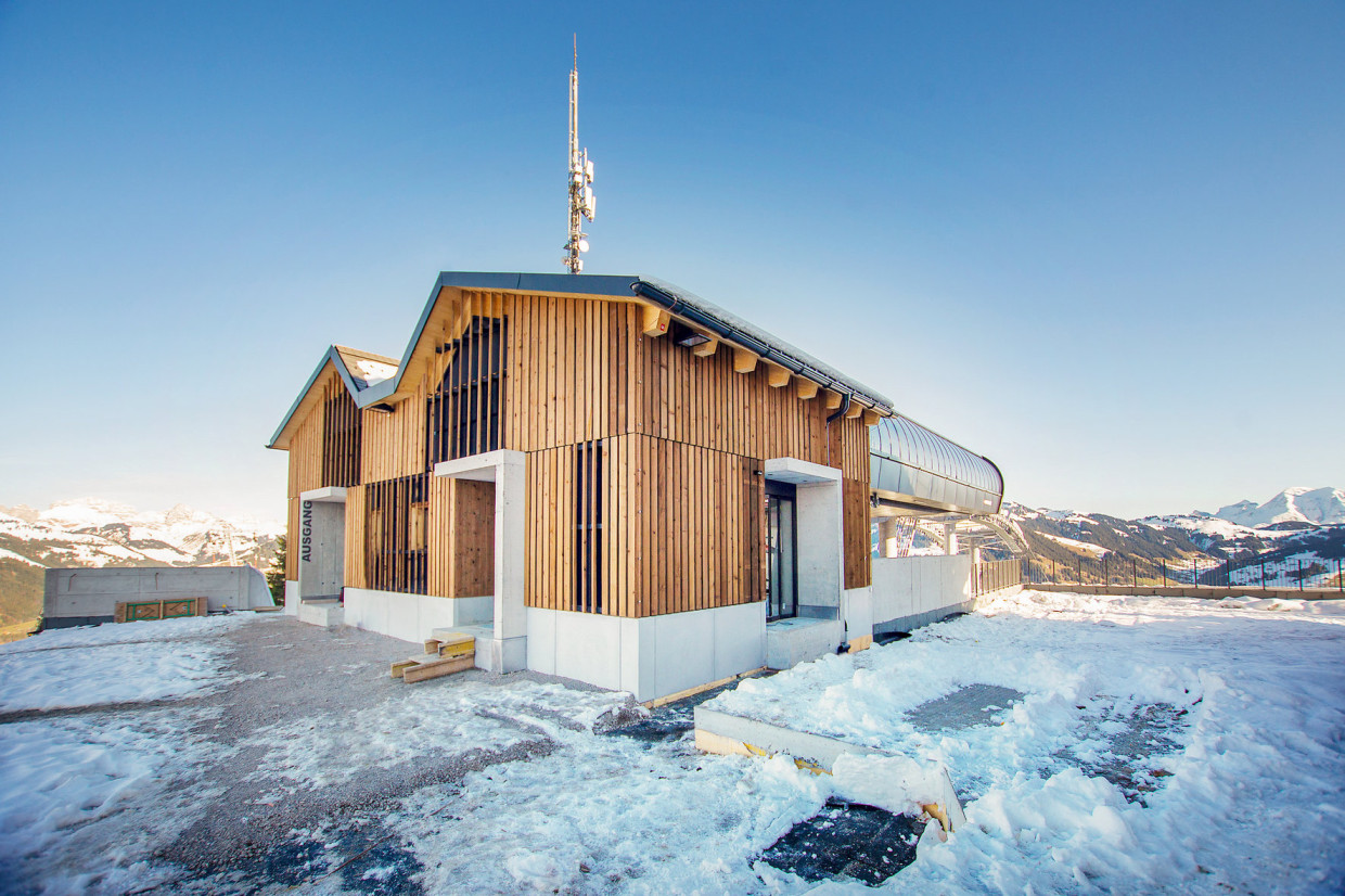 Nouvelle station aval et amont téléférique Eggli, Gstaad