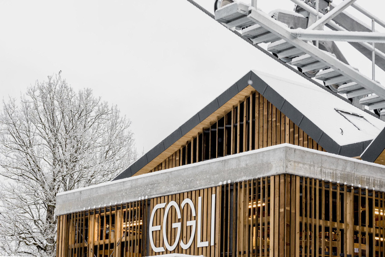 Nouvelle station aval et amont téléférique Eggli, Gstaad