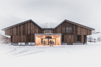 Neue Tal- und Bergstation Gondelbahn Eggli, Gstaad