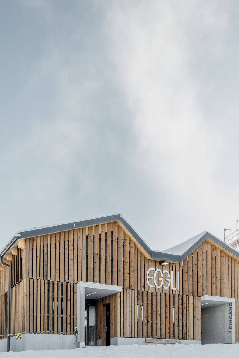 Nouvelle station aval et amont téléférique Eggli, Gstaad